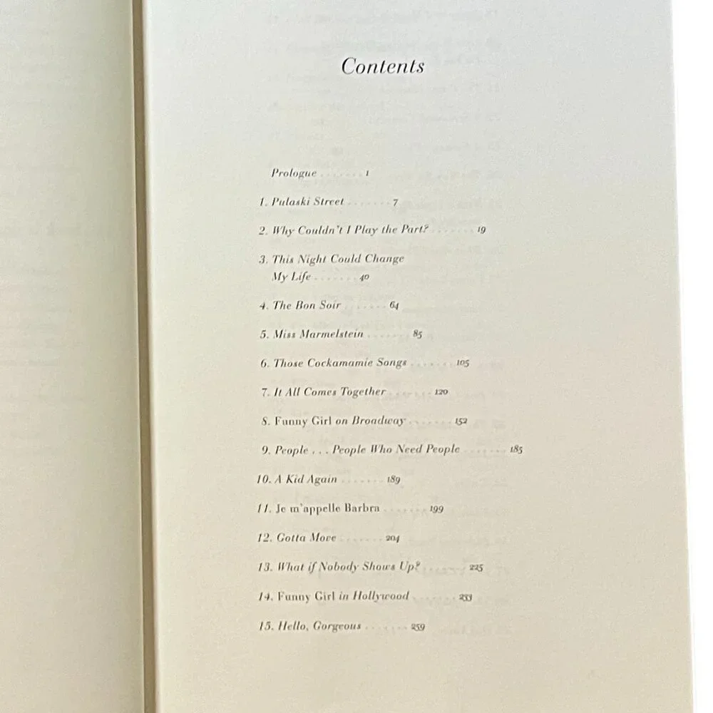 My Name is Barbra by Barbra Streisand, Hardcover Autobiography w/Photos, 970 pgs